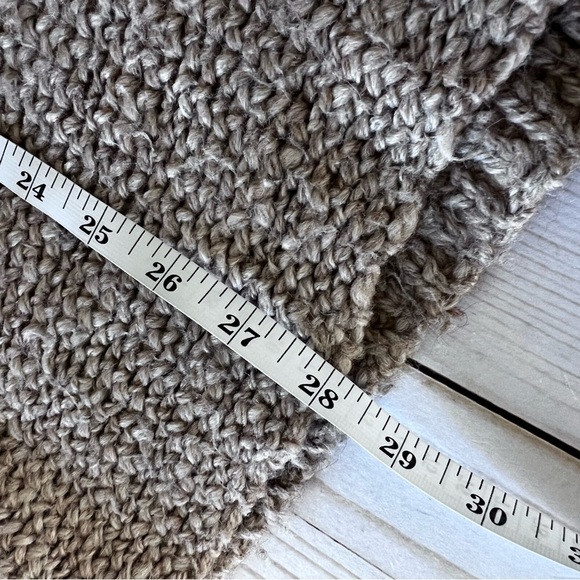 Anthropologie Moth Chain Channel Alpaca and Wool Blend Sweater in Tan size Small - Picture 14 of 15